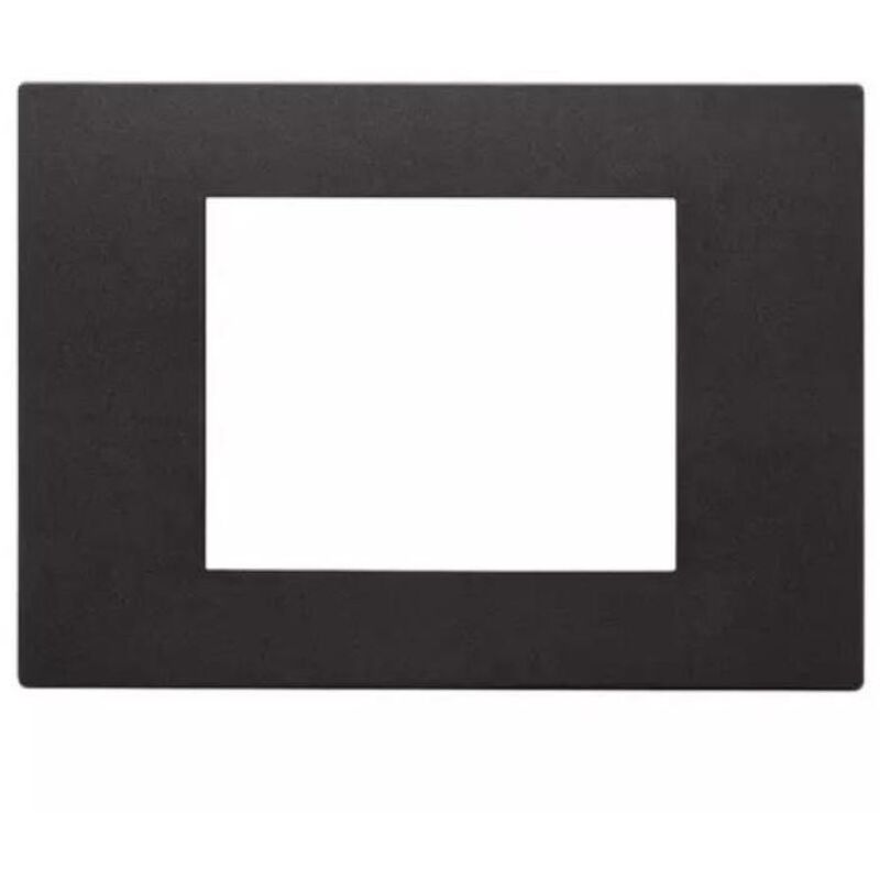 Placca Vimar LINEA 3 Moduli - Tecnopolimero Nero Opaco, 14x9x0.9 Cm - Foto 8