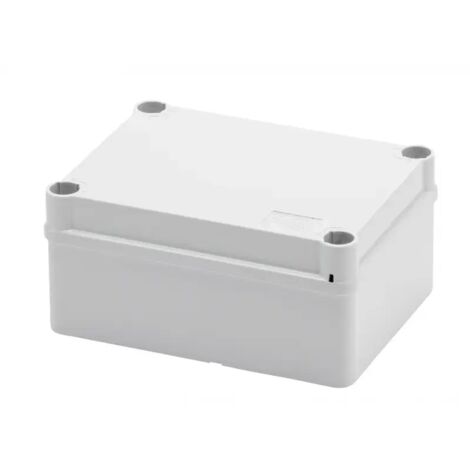 GEWISS GW44236 - Cassetta di derivazione con coperchio basso e viti a 1/4 di giro - IP55 - dimensioni interne 150x110x70 - pareti lisce - grigio ral 7035