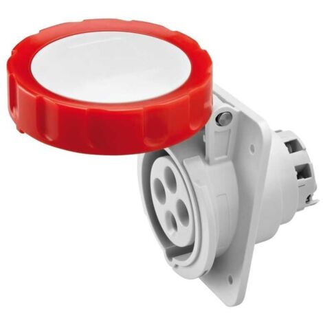 GEWISS GW62231H - Presa Fissa Inclinata 10° HP IP67 3P+T 16A 400V 6H