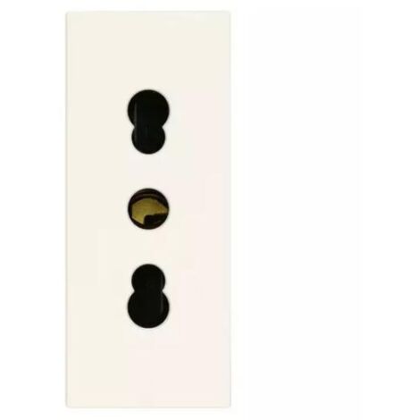 Presa 2P+T 16A P17/11 bianco serie Linea Vimar 30203.B