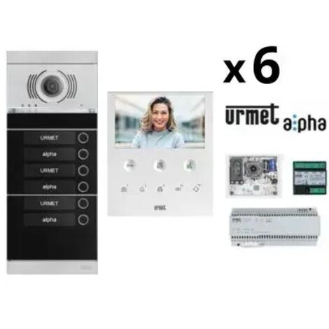 URMET 1783/KIT6VOG - KIT Videocitofonico 6 Famiglie Urmet Alpha - VOG5