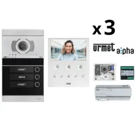 URMET 1783/KIT3VOG - KIT Videocitofonico Trifamiliare Urmet Alpha - VOG5
