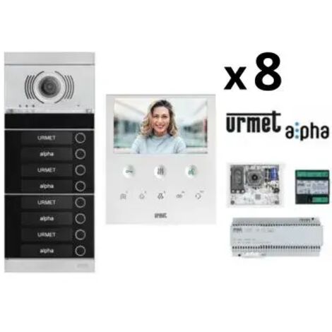 URMET 1783/KIT8VOG - KIT Videocitofonico 8 Famiglie Urmet Alpha - VOG5