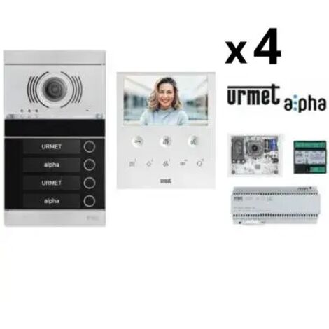 URMET 1783/KIT4VOG - KIT Videocitofonico Quadrifamiliare Urmet Alpha - VOG5
