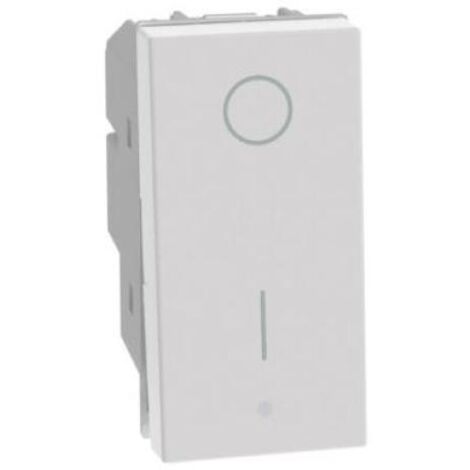 Bticino – Interruttore 2 posizioni MatixGO 16A 250Vac – 1 modulo bianco – Contatto 2 – Sostenibile e flessibile (1/4)
