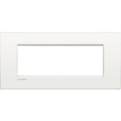 Bticino livinglight air placca 7 moduli colore bianco puro lnc4807bn