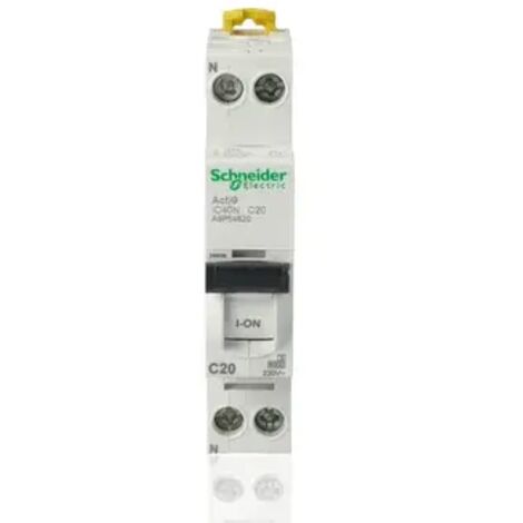 SCHNEIDER A9P54620 - Int. Magnetot. Ic40N 1P+N C 20A 6000A