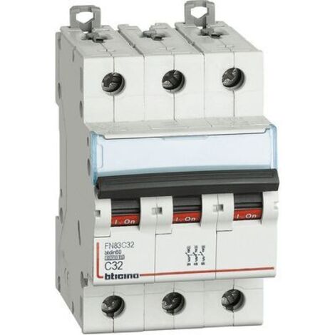 BTICINO FN83C32 - BTIDIN60 - Magnetot 3P curva C 32A 6KA