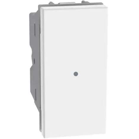 BTICINO JW4055 - MatixGO - Pulsante unipolare assiale Bianco NO 10A
