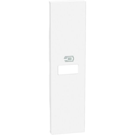 Cover 1 modulo per caricatore usb bianco BTICINO Living Now kw11c (1/3)