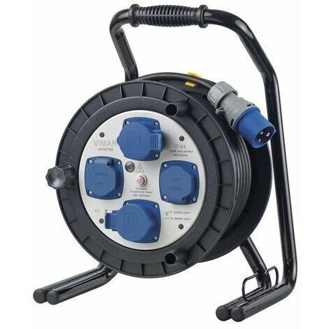 VIMAR 0P32760 - Avvolgicavo Industriale 16A 4 Uscite 15M