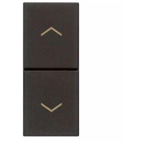 VIMAR 30062.G - Due pulsanti interbl. NO+NO 10A nero