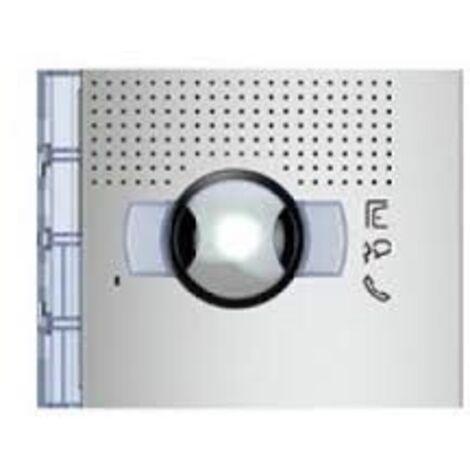 Frontale Modulo Audio Video Grandangolare Allmetal ( BTICINO cod. 351301 )