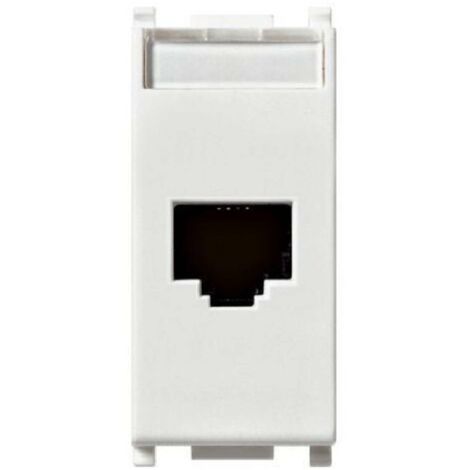 VIMAR 14339.6 - Presa RJ45 Netsafe Cat6 UTP 110 Bianco