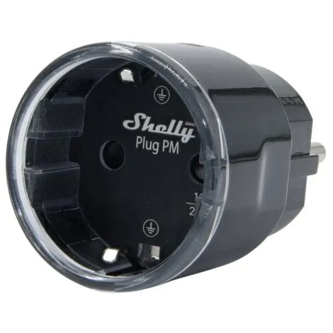 Shelly Plug S MTR Gen3 Nera - Presa Smart Matter