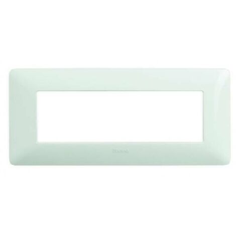 BTICINO AM4806BBN - Placca 6 Moduli - Bianco - Materiale Tecnopolimero - Matix