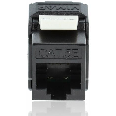 VIMAR 14339.11 - Presa RJ45 Netsafe Cat5e UTP Bianco (Plana)