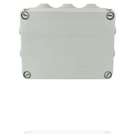 GEWISS GW44007 - Scatola di derivazione con coperchio a vite - IP55 - dim. int. 190x140x70 - pareti con passacavi - Grigio