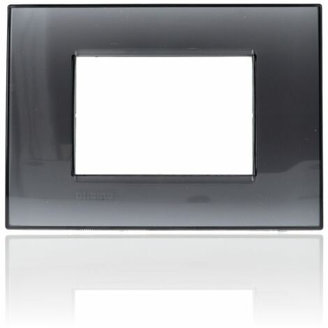 main image of "BTICINO LNA4803KF - Placca 3 Posti Fumo di Londra"