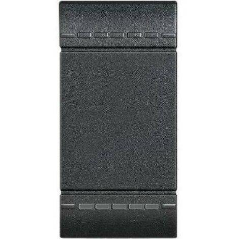 BTICINO L4915N - Copritasto Neutro Illuminabile - Antracite - LivingLight (1/3)