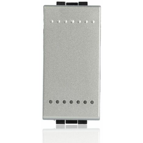 Bticino Livign Light pulsante 1P NO 10A 1m Grigio Silver tech NT4005N