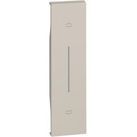 Bticino living now cover illuminabile comando tapparelle 1 modulo sabbia km05