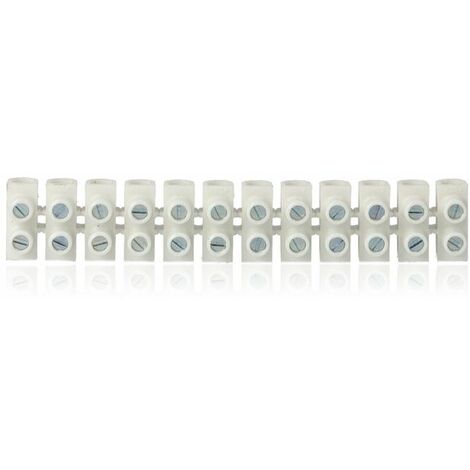 Stecca 10 Morsetti Per Cavi Fino A 6 Mm² - IPW-MC-60, Per Organizzare Collegamenti Elettrici