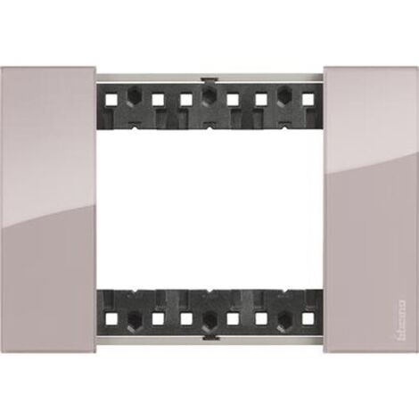 BTICINO KA4803DM - Placca  3 Moduli - Aura  - Now