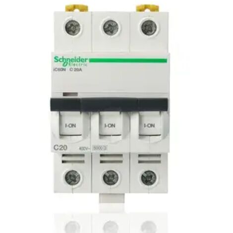 SCHNEIDER A9F79320 - Magnetotermico Acti9 iC60N 3P C 20A 6000A 10kA