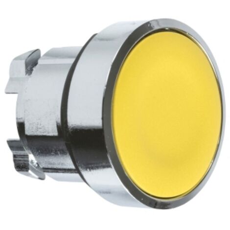 SCHNEIDER ZB4BA5 - Testa Pulsante Harmony XB4 22mm Impulso Filoghiera Gialla