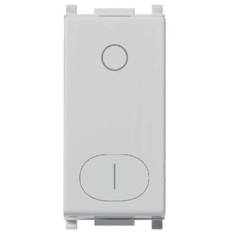 Vimar Plana Silver interruttore bipolare 16A 14015.SL (1/5)
