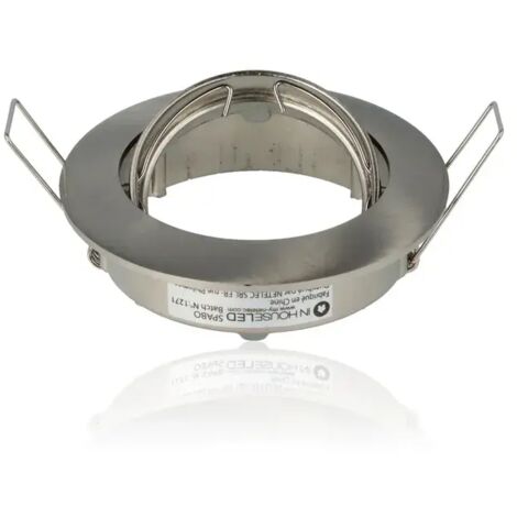 Porta faretto quadrato incasso soffitto 60mm vetro specchiato lampade LED GU10 | Leroy Merlin