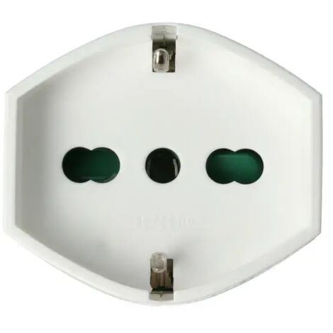 VIMAR 00225.B - Presa mobile 2P+T 16A universale  con cavo assiale, bianca