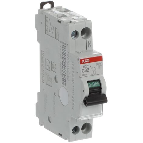 Interruttore automatico modulare ABBS464208 S201 C10 INTERRUTTORE AUTOMATICO 6KA 1P