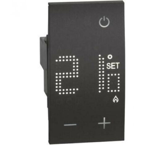 Bticino living now termostato 230v colore nero kg4441