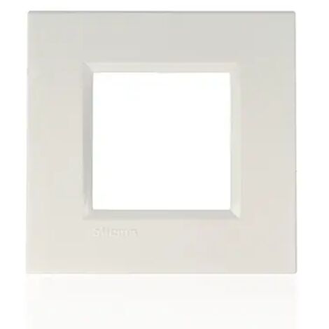 BTICINO LNA4802BI - placca quadra 2 moduli - bianca