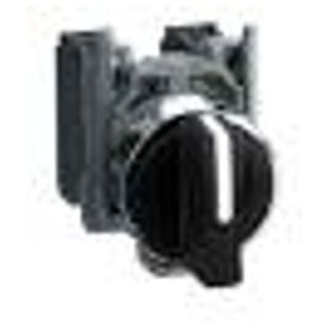 SCHNEIDER XB4BD33 - Selettore Ø22 - 3 posizioni - leva STD - nero - 2NO