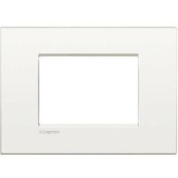 BTICINO LNC4803BN - Placca 3 Posti Quadra Bianco Puro LivingLight Air