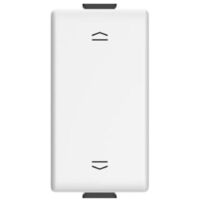 Pulsante doppio bticino matix interbloccato 1 modulo bianco - am5037n