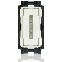 BTICINO K4005 - Pulsante 1P (No) 10 A, 250 Va.C., Morsetti Vite/Piastrina, Illuminabile - Now