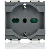 VIMAR 16211 - Presa 2P+T 16A universale grigio (Idea)
