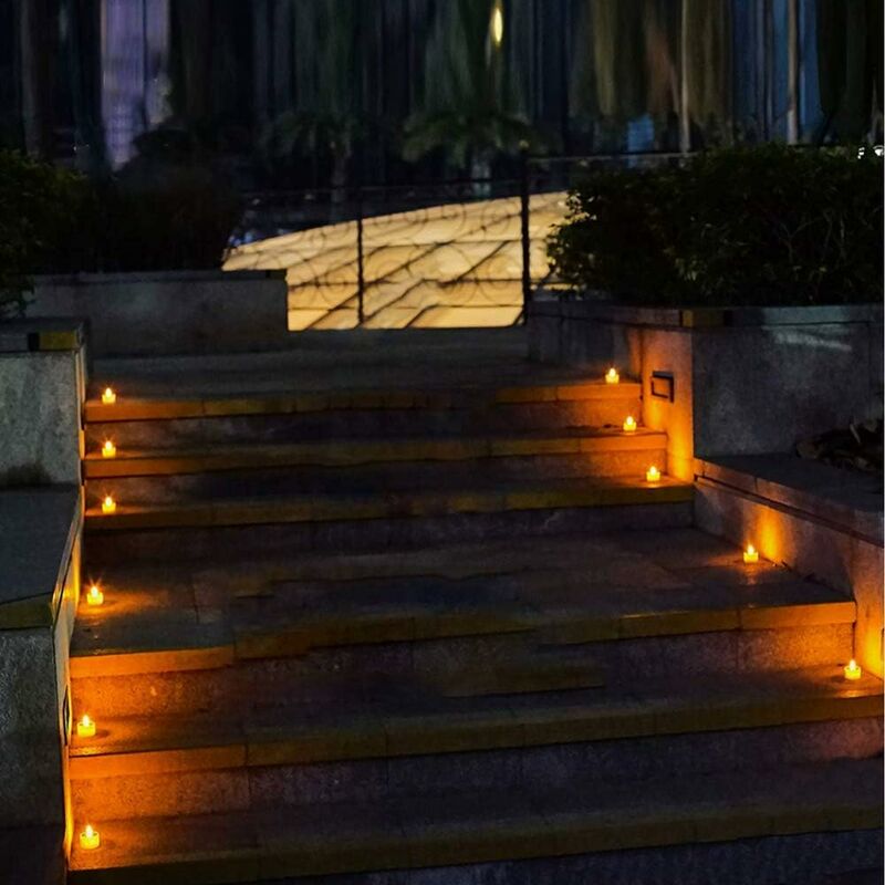 Bougie Solaire LED Sans Flamme, 62 Décorative, ci-après les, Lumière  Chauffe-pio Créative, Éclairage de Décoration pour la Maison, Mariage