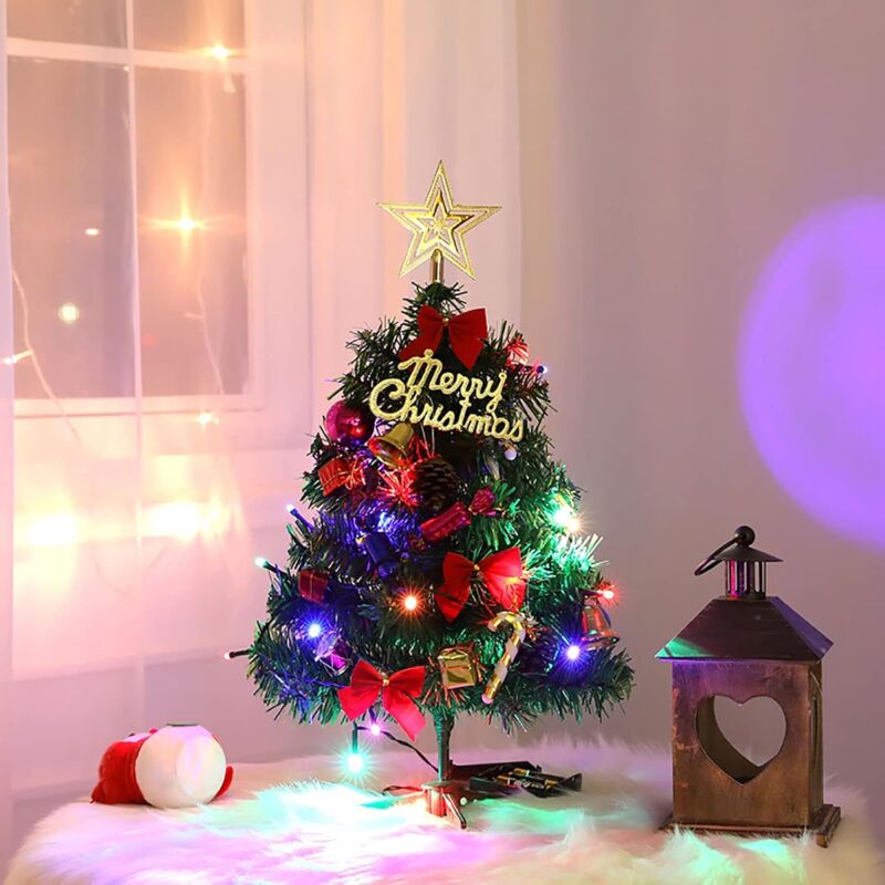 sapin de noël lumineux 3D avec étoiles 768 led blanc chaud