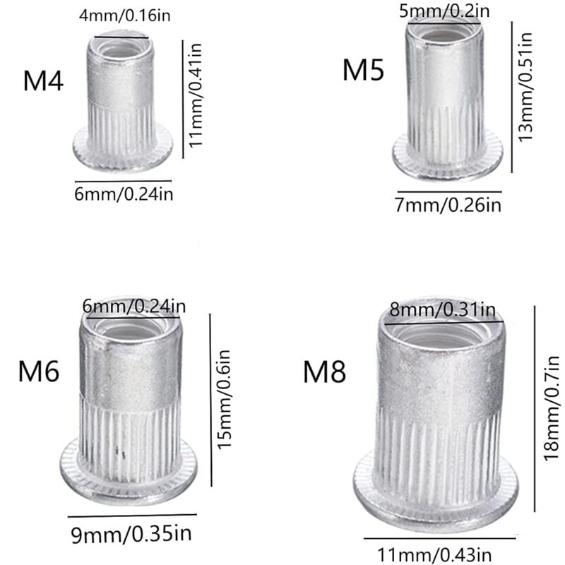 Pince à insert pour écrous M4 M5 M6 novus N120 - Le Temps des Travaux