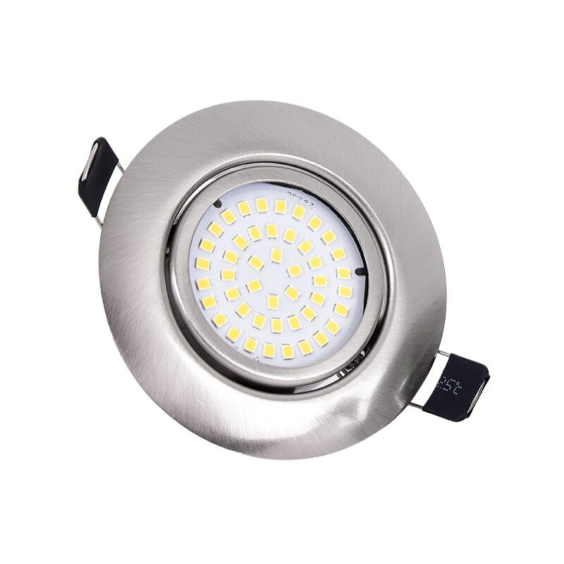 LED spot Encastrable pour salle de bain, 5 X 5W GU10 Spots de Plafond IP44  3000K 500LM Lampe Plafonnier 30°Orientable 120°d éclairage pour Salle de  Bain Salon Cuisine Couloir Galerie Magasin 