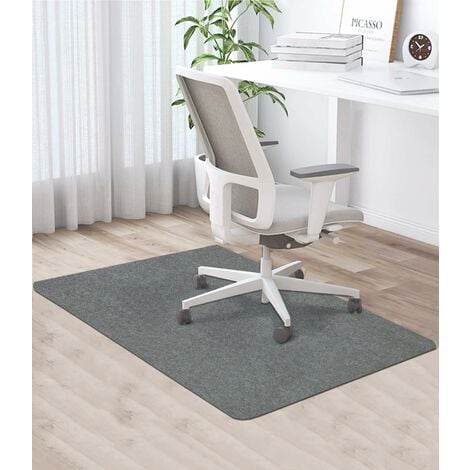 Tapis de protection sol chaise de bureau, tapis transparent pour chaise  parquet