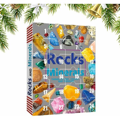 Rock Collection Calendrier de lAvent pour enfants avec 24 pierres p