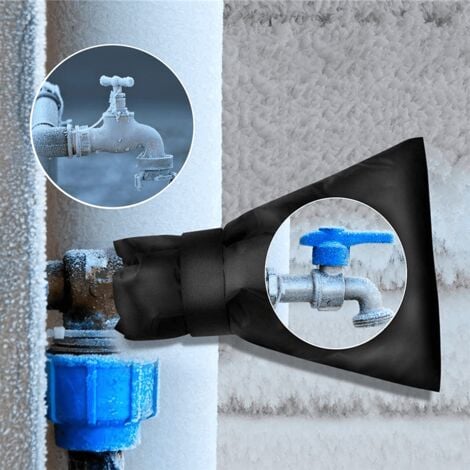 Couvercle de bavoir de tuyau d'arrosage, conception de bande réfléchissante  pour garder les robinets d'extérieur en sécurité en hiver, Protection  antigel facile à utiliser - AliExpress