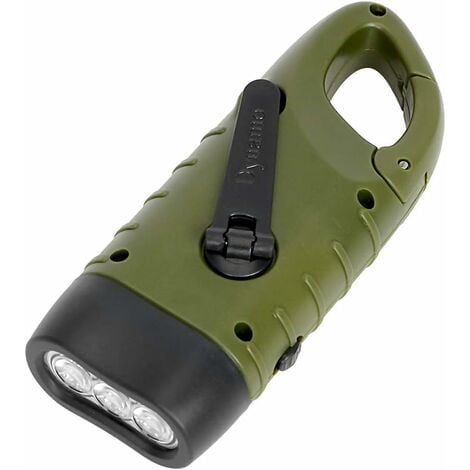 Lampe torche LED portable à énergie solaire avec manivelle dynamo pour  camping,alpinisme et tente GROOFOO