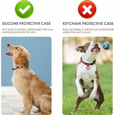 Acheter Étui Airtag Apple pour chat, collier en Nylon réfléchissant avec  cloche pour chien, détecteur GPS, traceur de localisation Anti-perte,  produits pour animaux de compagnie